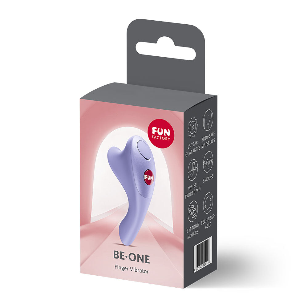 Fun Factory Be One Purple Purple Usb C Rechargeable Finger Stimulator