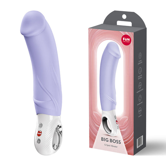Fun Factory Big Boss Purple Purple 22.9 Cm Usb C Rechargeable Vibrator