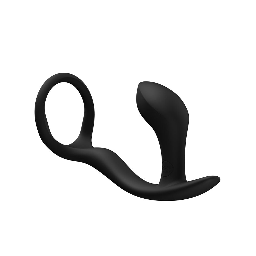 Fun Factory Bootie Ring Black Black 14.7 Cm Anal Plug With Cock Ring