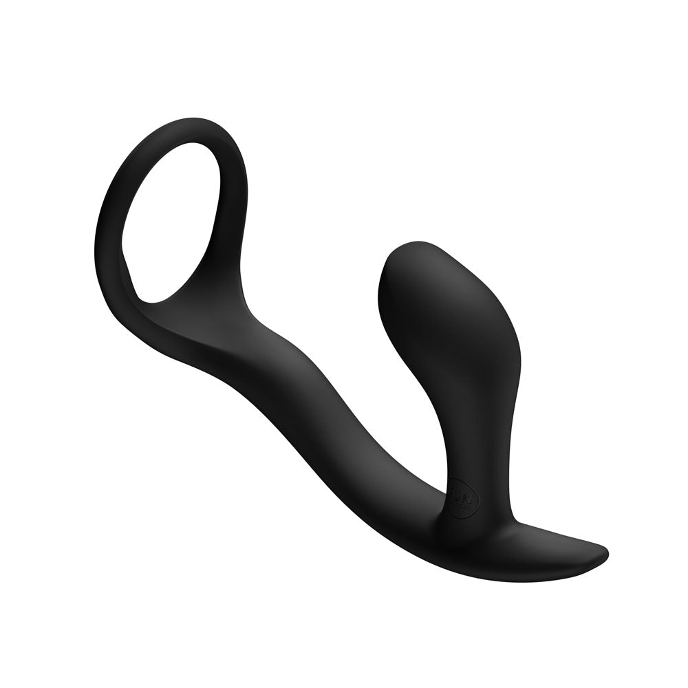 Fun Factory Bootie Ring Black Black 14.7 Cm Anal Plug With Cock Ring