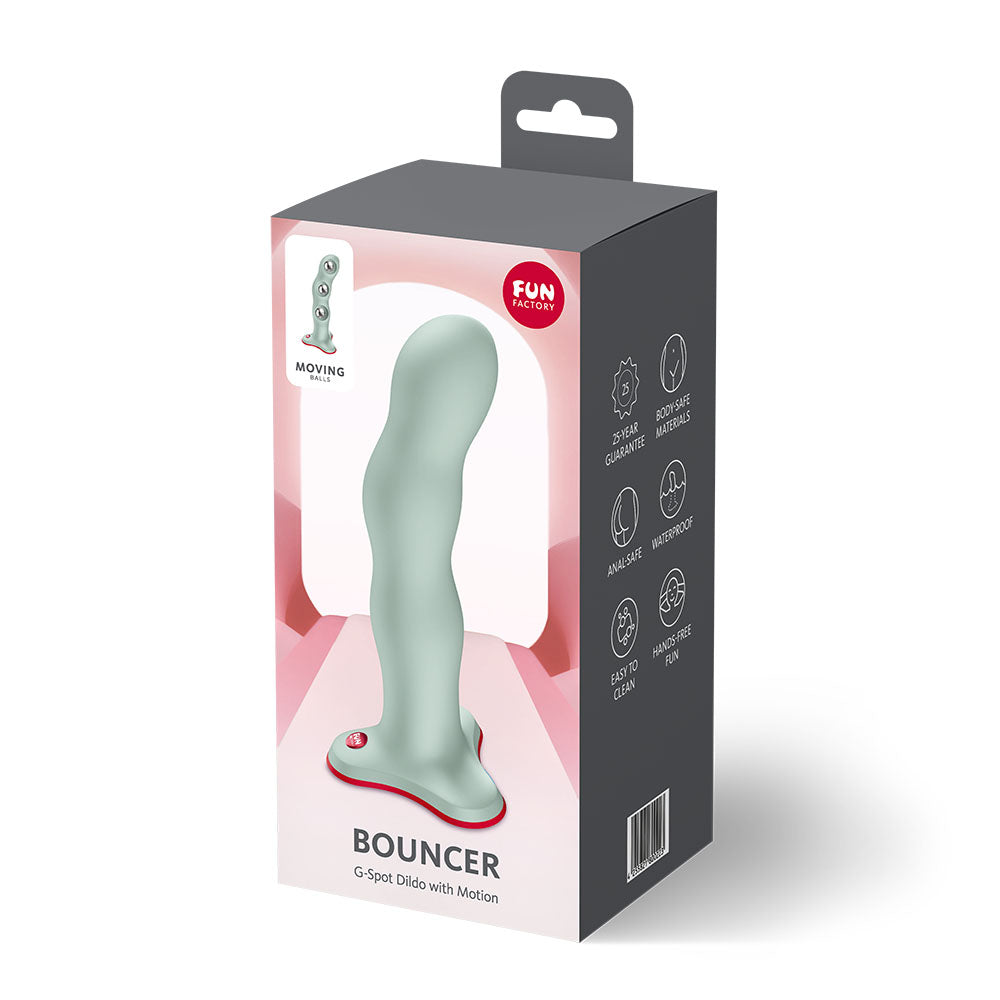 Fun Factory Bouncer Light Green Light Green 18 Cm Dildo