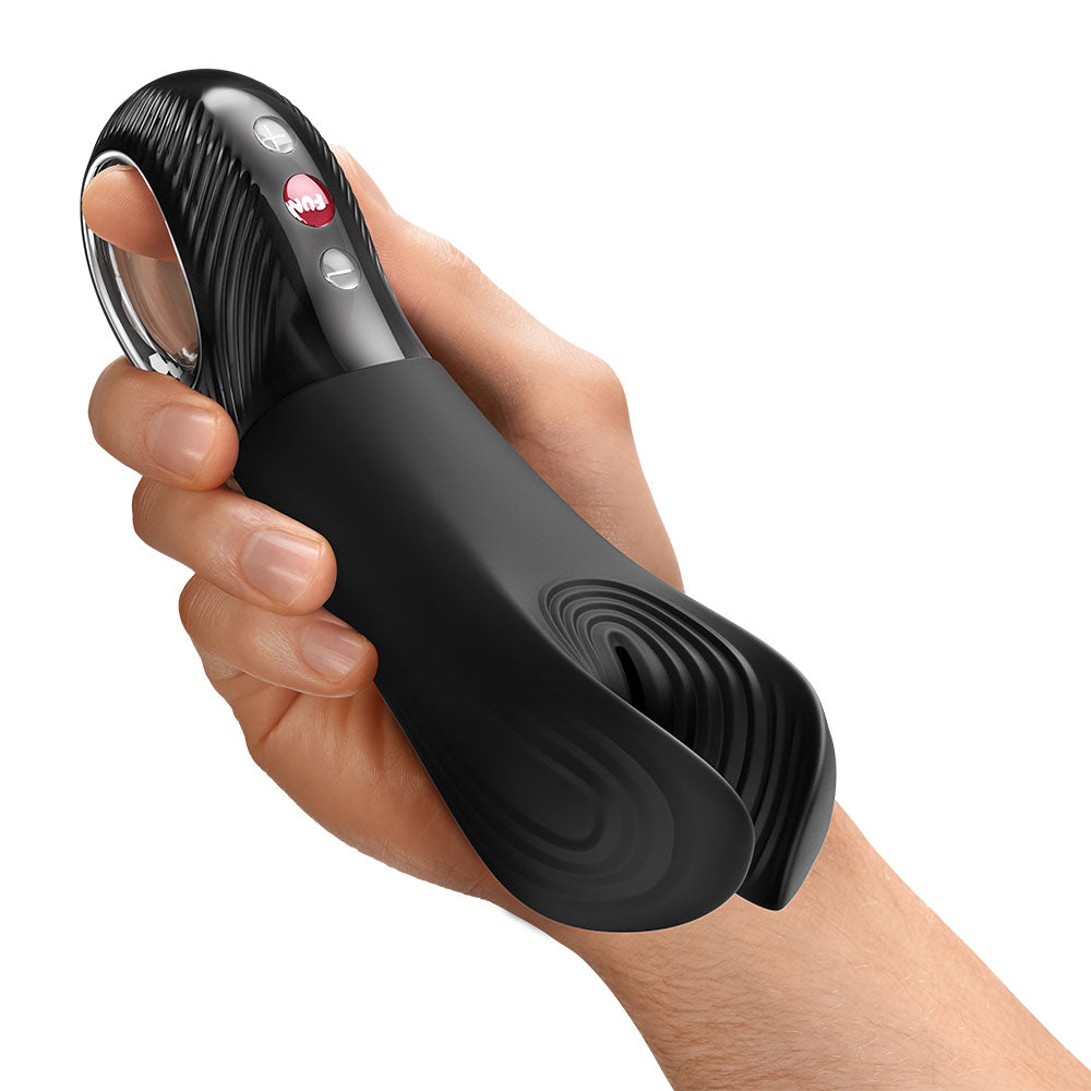 Fun Factory Manta Black Black Usb C Rechargeable Unisex Vibrator