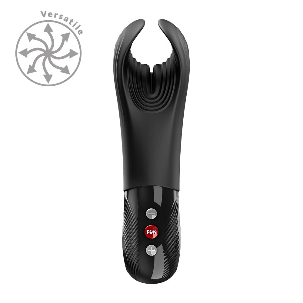 Fun Factory Manta Black Black Usb C Rechargeable Unisex Vibrator