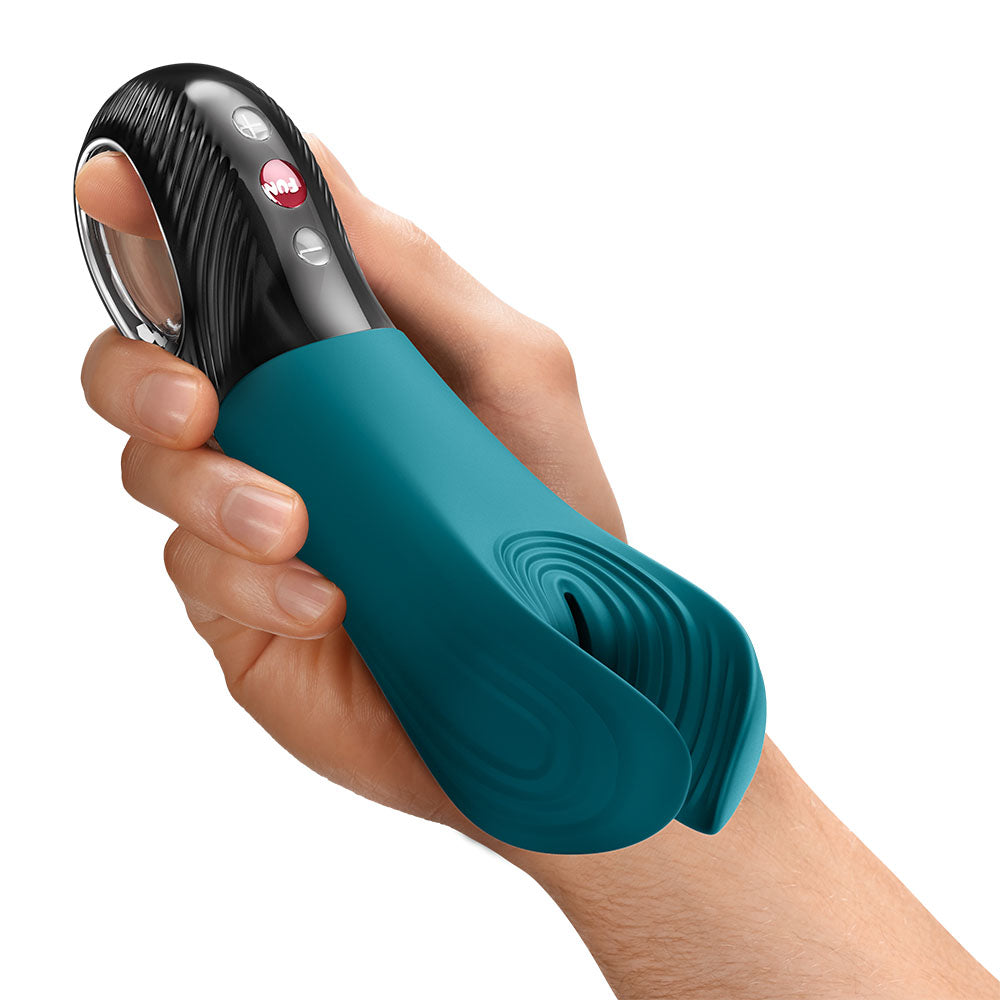 Fun Factory Manta Bottle Green Bottle Green Usb C Rechargeable Unisex Vibrator