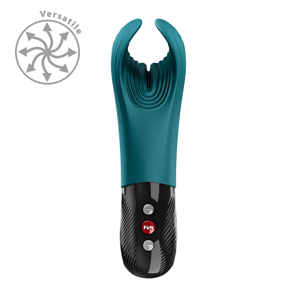 Fun Factory Manta Bottle Green Bottle Green Usb C Rechargeable Unisex Vibrator