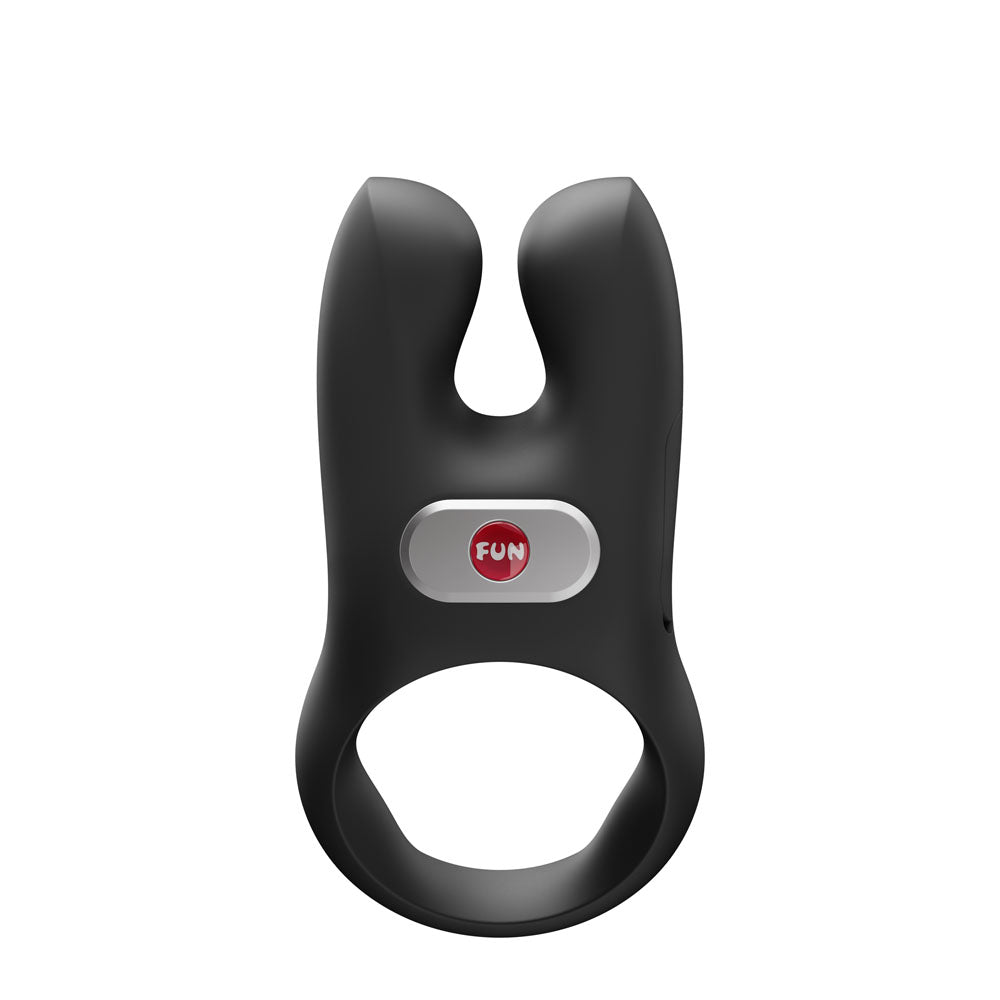 Fun Factory Nos Pro Black Black Usb C Rechargeable Vibrating Cock Ring