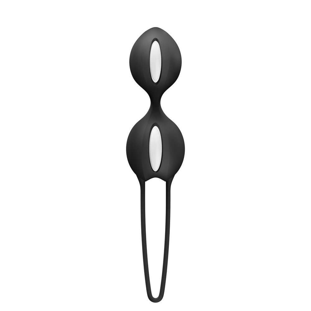 Fun Factory Smartballs Duo Black Black Weighted Kegel Balls