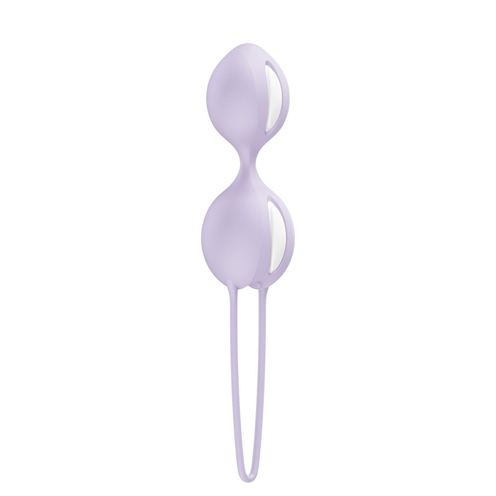 Fun Factory Smartballs Duo Purple Purple Weighted Kegel Balls