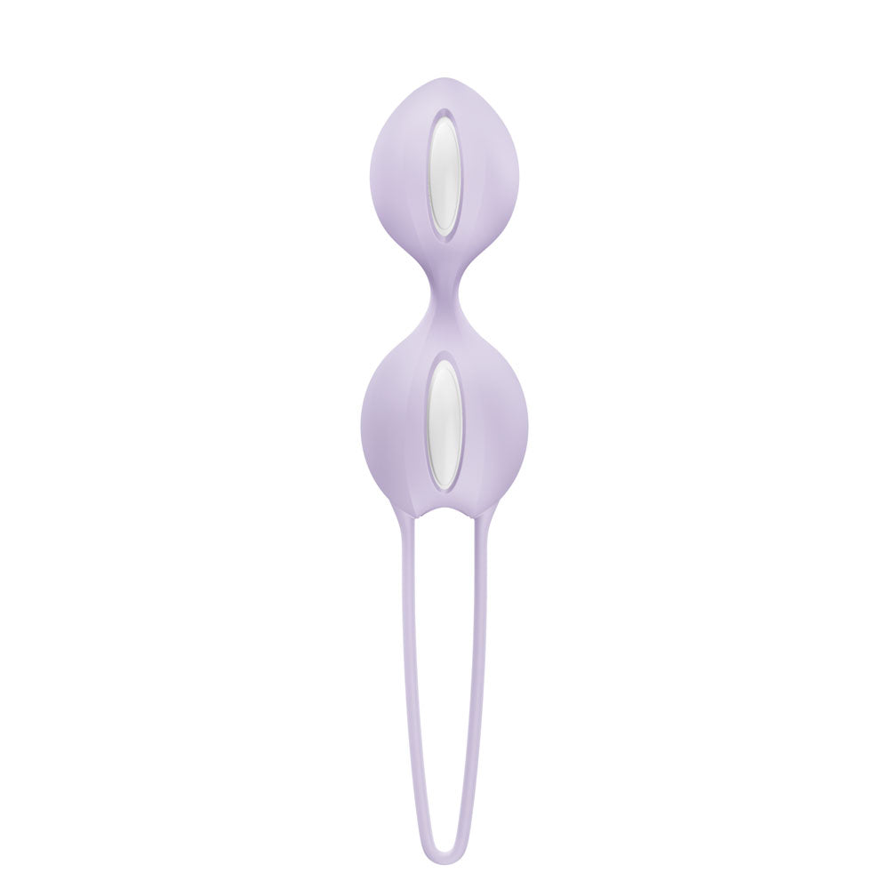 Fun Factory Smartballs Duo Purple Purple Weighted Kegel Balls