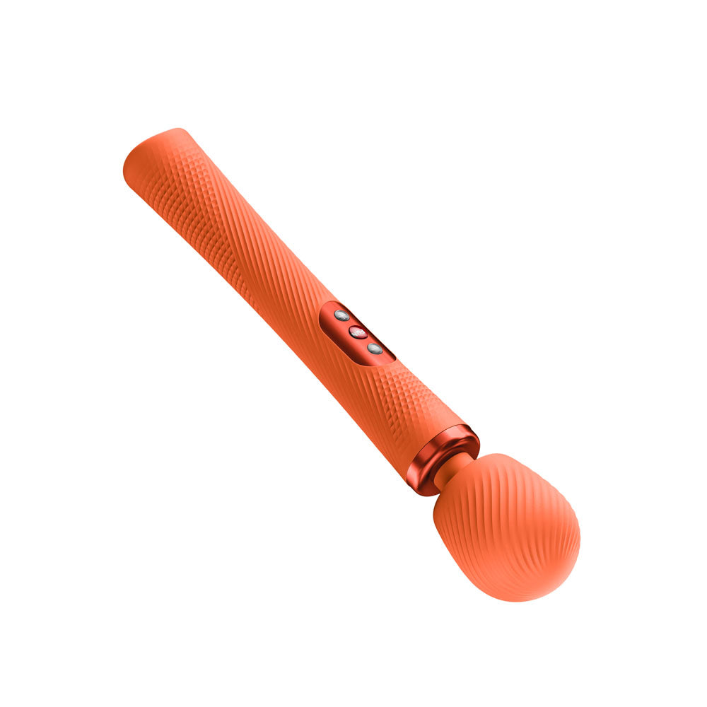 Fun Factory Vim Orange Orange Usb C Rechargeable Rumbling Massage Wand
