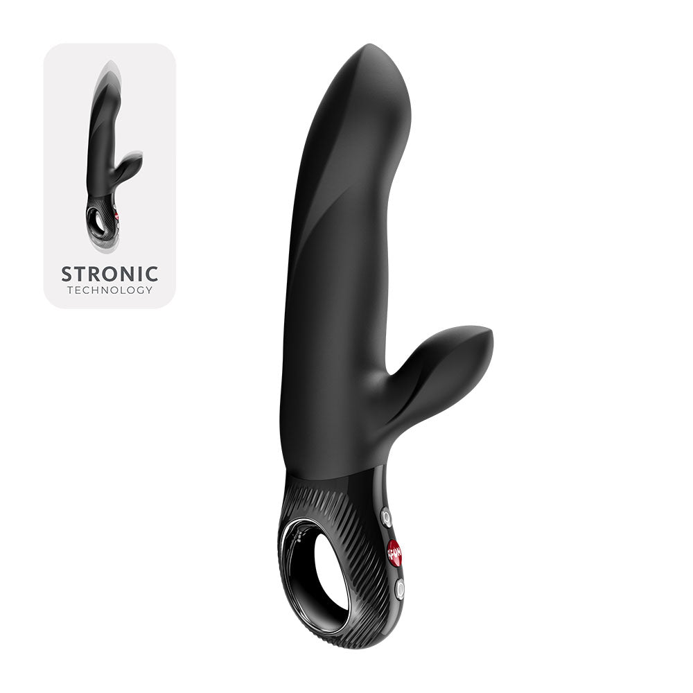 Fun Factory Bi Stronic Arc Black Black 21.6 Cm Usb C Rechargeable Thrusting Vibrator
