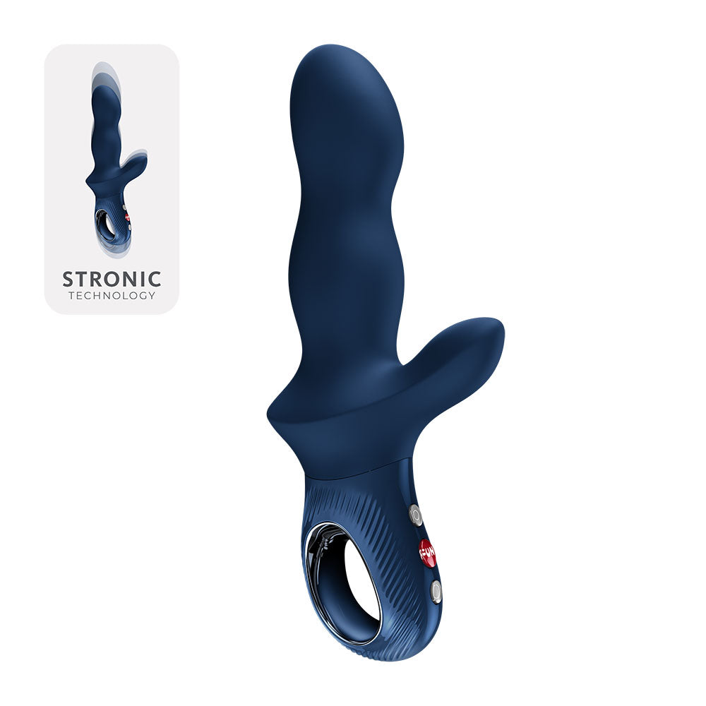 Fun Factory Bi Stronic Crave Nightblue Nightblue Usb C Rechargeable Thrusting Vibrator