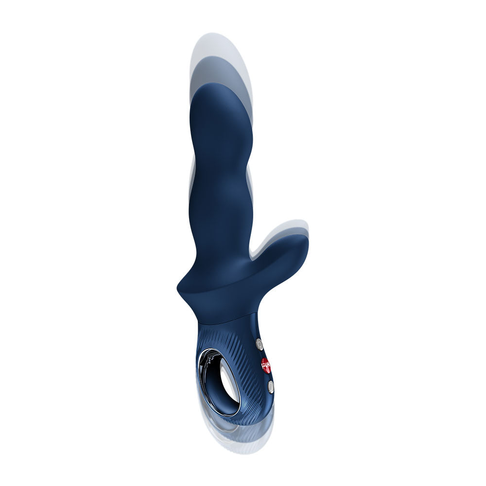 Fun Factory Bi Stronic Crave Nightblue Nightblue Usb C Rechargeable Thrusting Vibrator