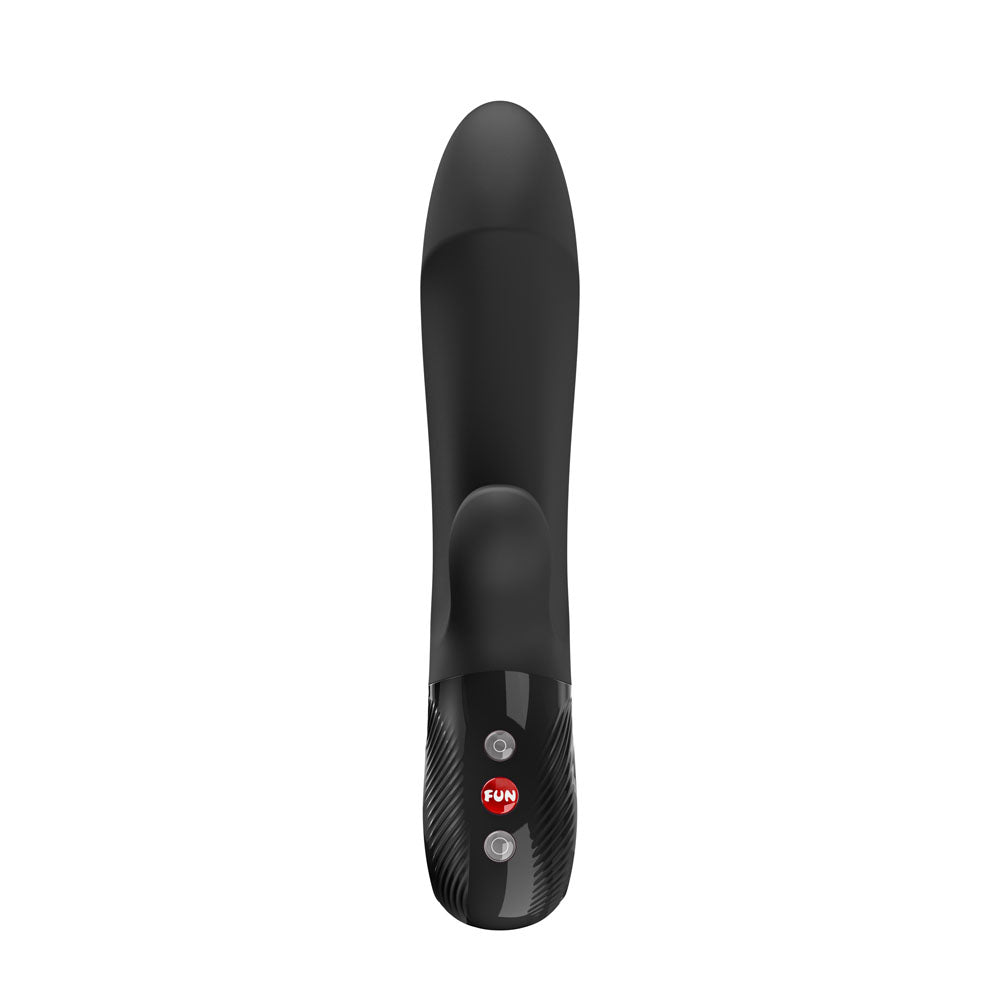 Fun Factory Bi Stronic Embrace Black Black Usb C Rechargeable Thrusting Vibrator