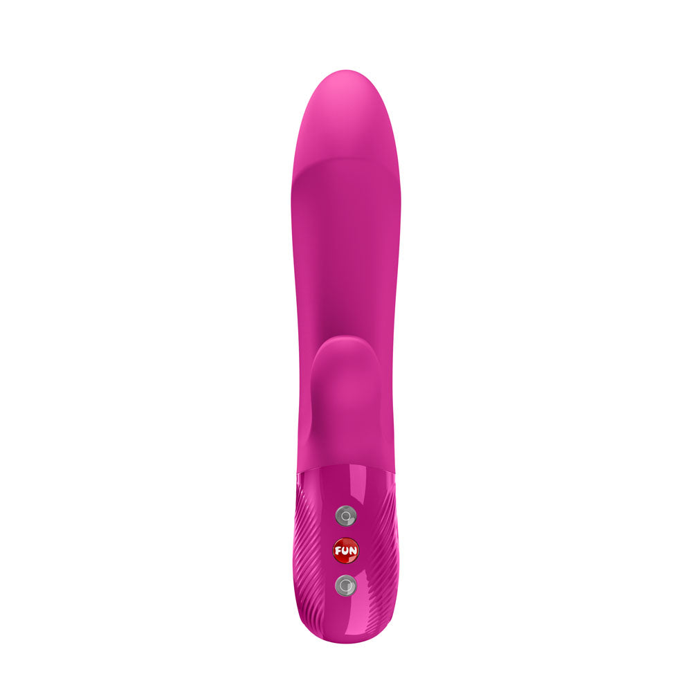 Fun Factory Bi Stronic Embrace Magenta Magenta Usb C Rechargeable Thrusting Vibrator
