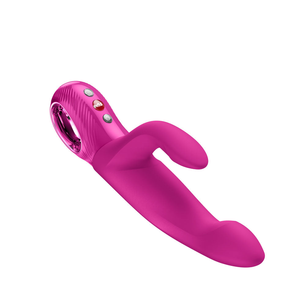 Fun Factory Bi Stronic Immerse Magenta Magenta 22.1 Cm Usb C Rechargeable Thrusting Vibrator