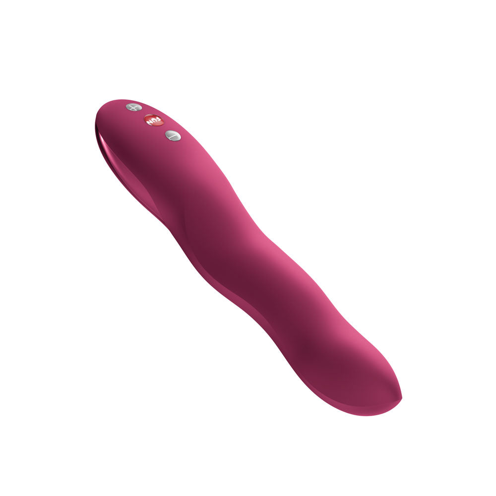 Fun Factory Stronic Wave Wine Red Wine Red Usb C Rechargeable Thrusting Vibrator