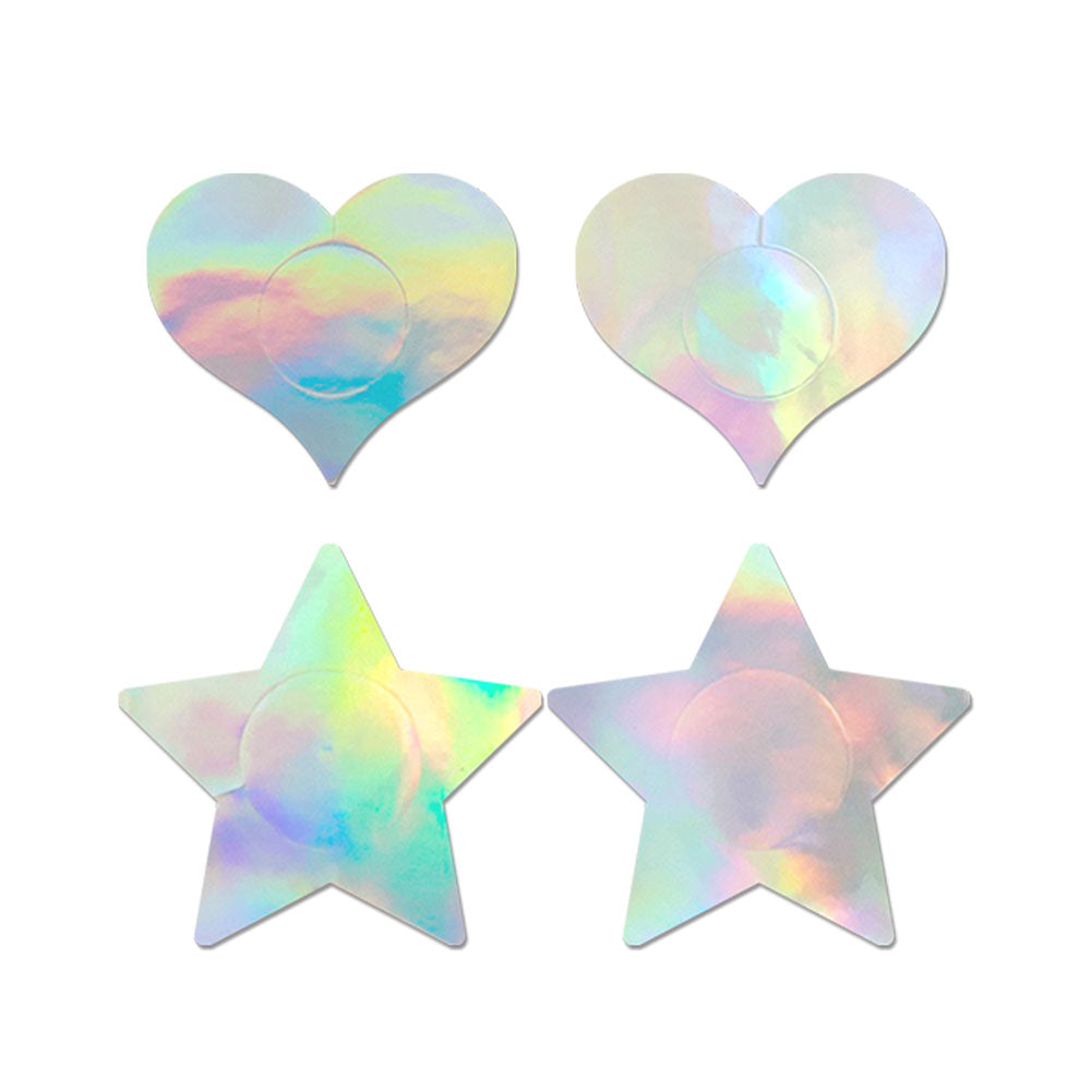 Fashion Pasties Set Holographic 2 Sets Included