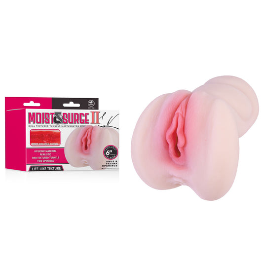 Moist & Surge Ii Flesh Dual Layer Vagina Stroker