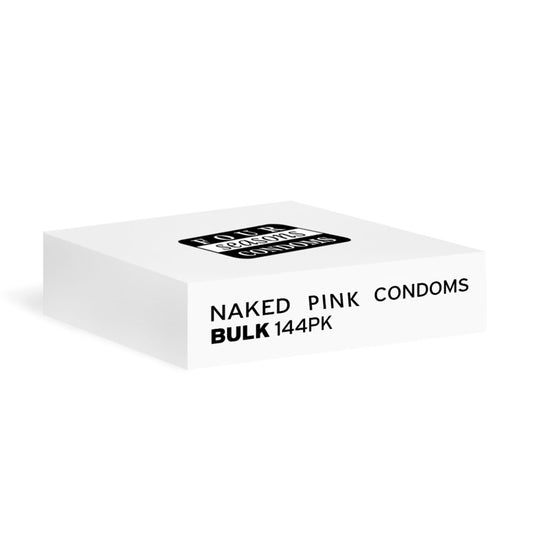 Four Seasons Naked Pink Condoms Bulk Box Of 144