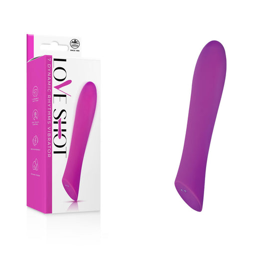 Love Shot Purple 17.8 Cm Usb Rechargeable Vibrator