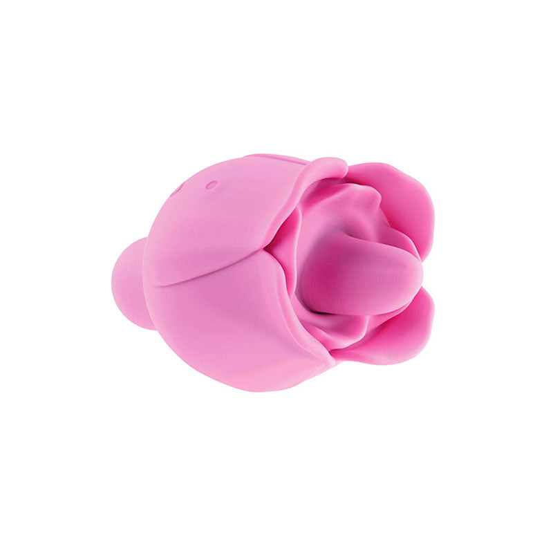 Adam & Eve Eves Ravishing Clit Flicking Rose Pink Usb Rechargeable Rose Flicking Stimulator