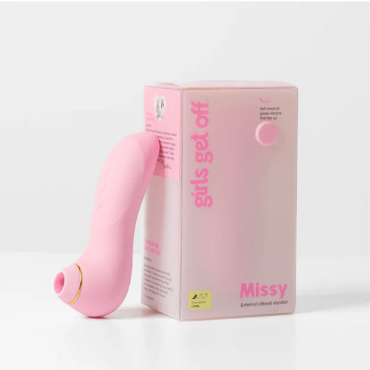 Girls Get Off Missy Pink Usb Rechargeable Air Pulse Clitoral Stimulator