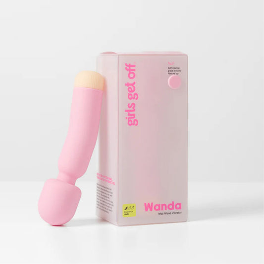Girls Get Off Wanda Pink 16.8 Cm Usb Rechargeable Massage Wand