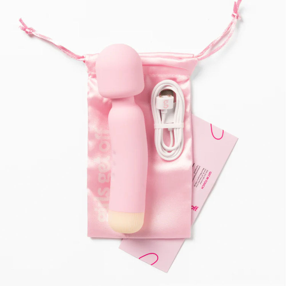 Girls Get Off Wanda Pink 16.8 Cm Usb Rechargeable Massage Wand