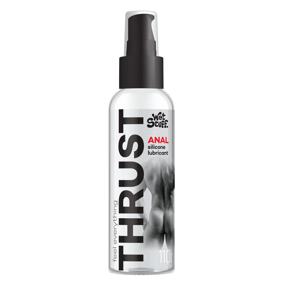 Wet Stuff Thrust 110g Pump Anal Silicone Lubricant 110 Gram Pump Bottle