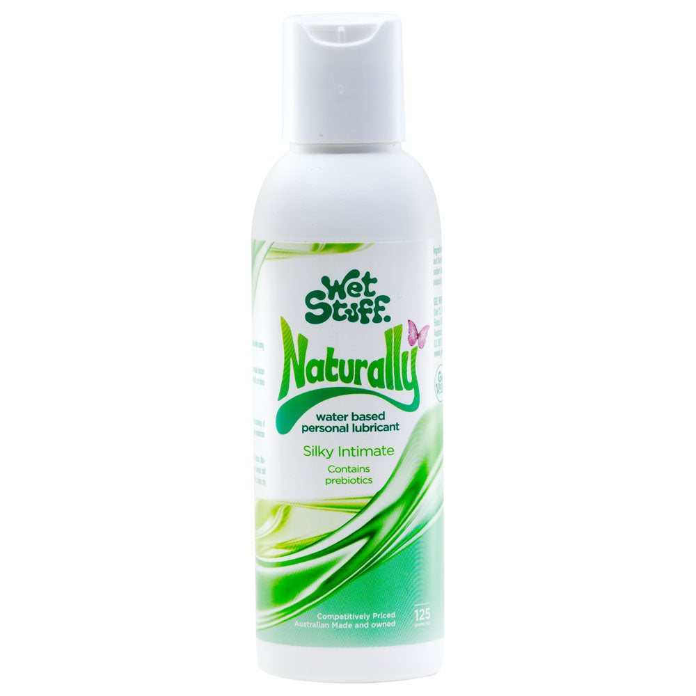 Wet Stuff Naturally 125g Disk Top Water Based Lubricant With Prebiotics 125 Gram Bottle