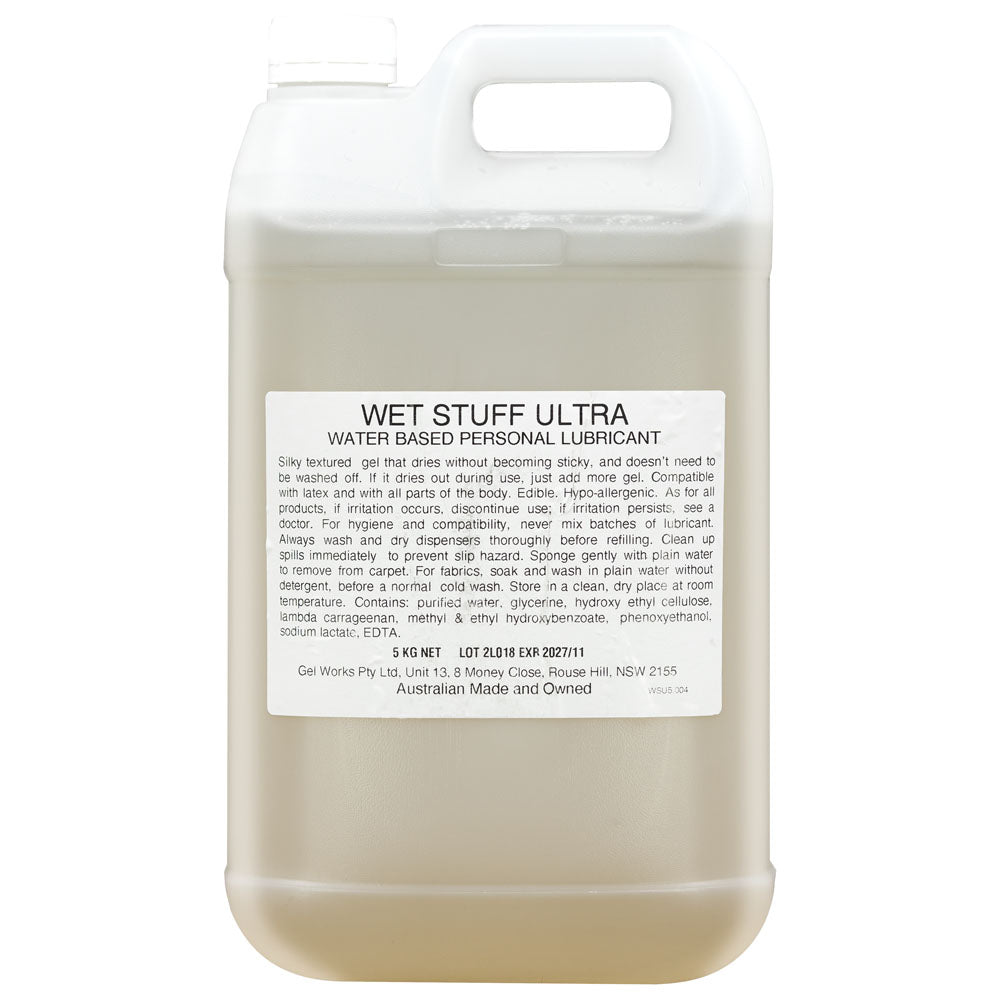 Wet Stuff Ultra 5 Kg Water Based Lubricant 5 Kg Bottle