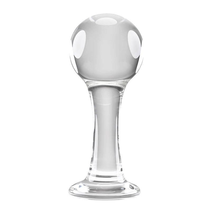 Gender X The Baller Clear Glass 11 Cm Anal Plug