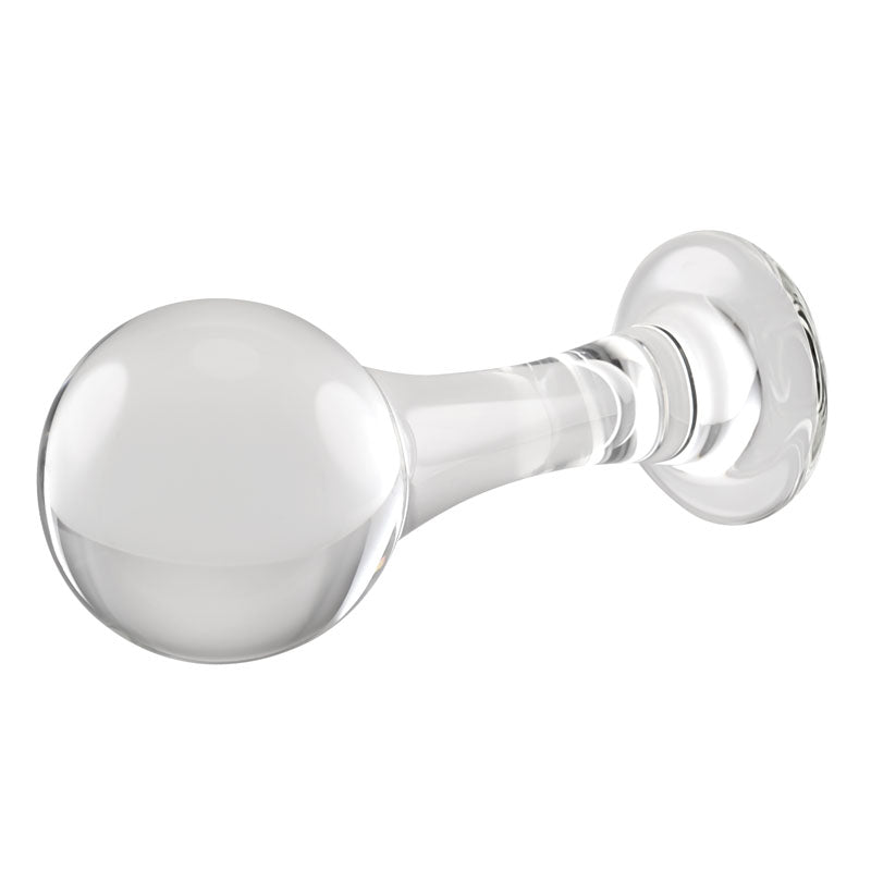 Gender X The Baller Clear Glass 11 Cm Anal Plug