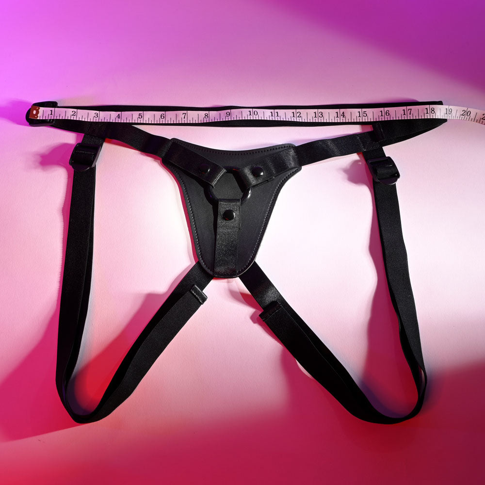 Gender X Pleasure Harness Black Adjustable Harness (No Probe Included)