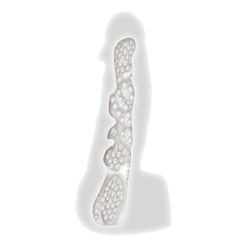 Gender X Stroke & Poke Clear 20 Cm Stroker Dong