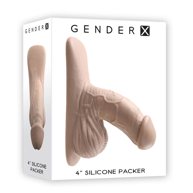 Gender X 4'' Silicone Packer Light Flesh 10 Cm Packer