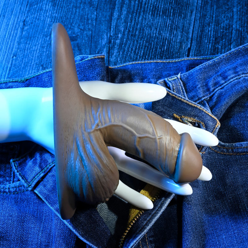 Gender X 4'' Silicone Packer Dark Brown 10 Cm Packer