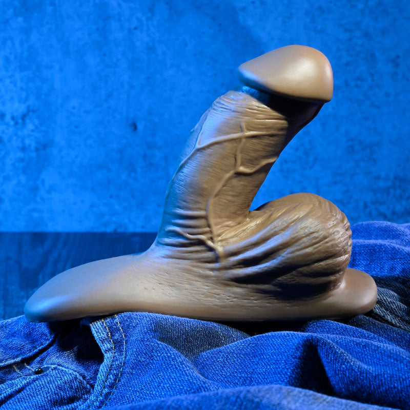 Gender X 4'' Silicone Packer Dark Brown 10 Cm Packer