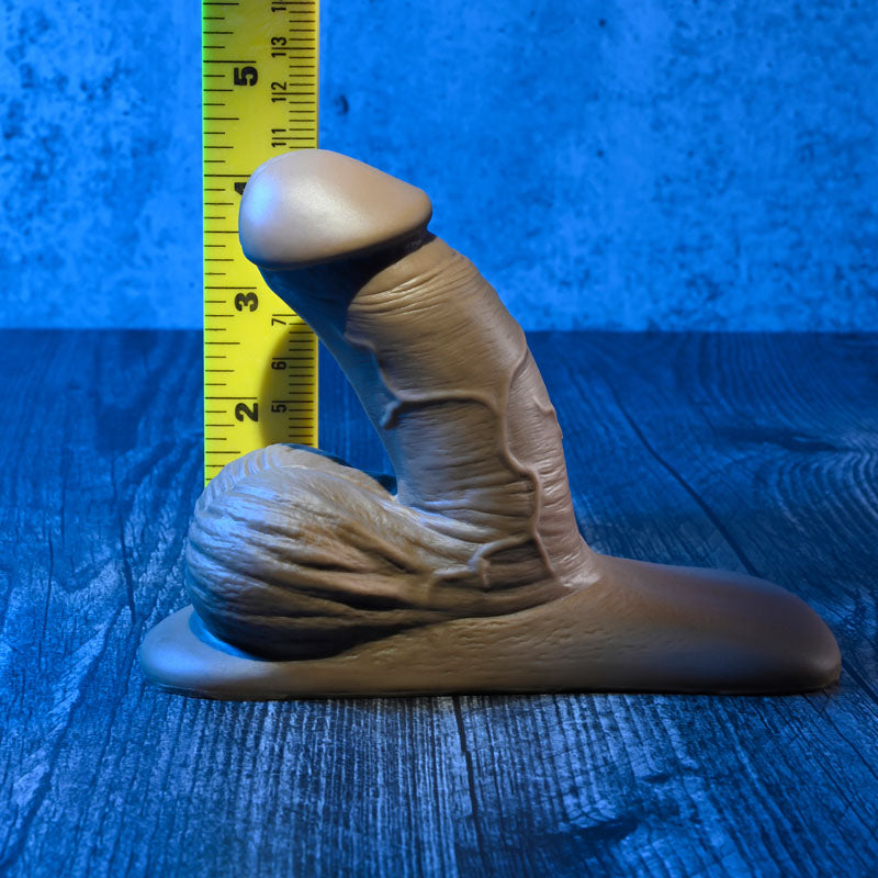 Gender X 4'' Silicone Packer Dark Brown 10 Cm Packer