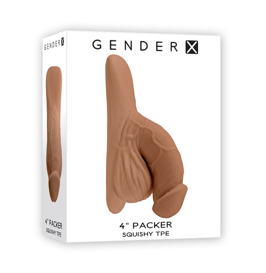 Gender X 4'' Packer Medium Tan 10 Cm Packer