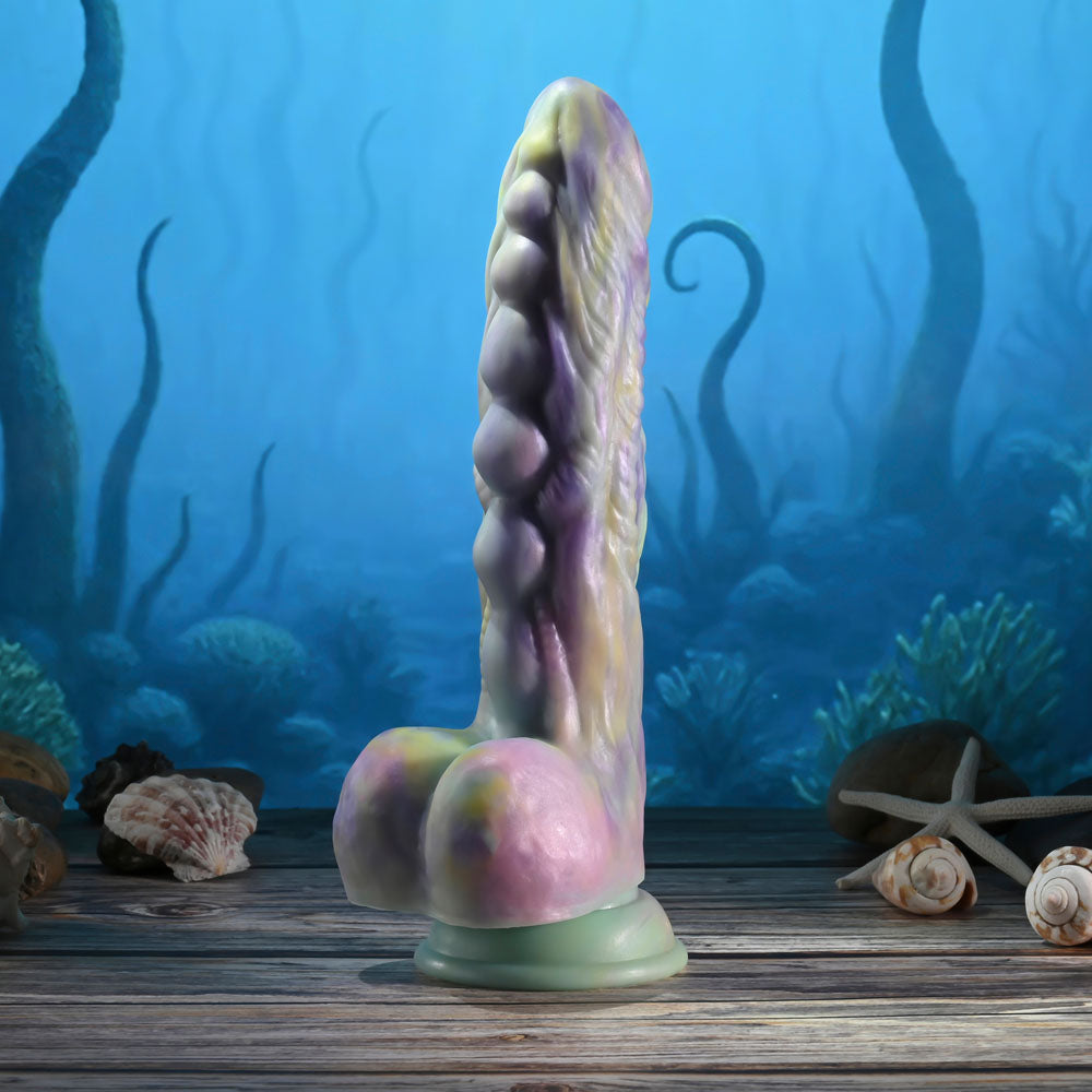 Gender X Monster's Ball Usb Rechargeable Vibrating And Thrusting Fantasy Dildo With Wireless Remote