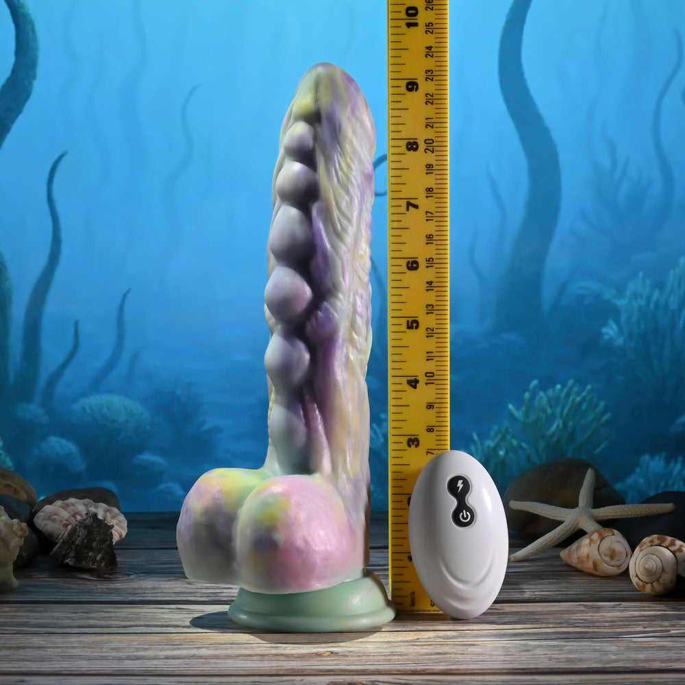 Gender X Monster's Ball Usb Rechargeable Vibrating And Thrusting Fantasy Dildo With Wireless Remote