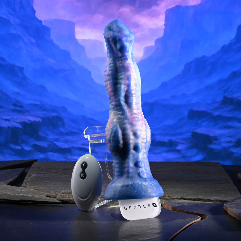 Gender X Wildest Dreams Usb Rechargeable Vibrating And Thrusting Fantasy Dildo With Wireless Remote
