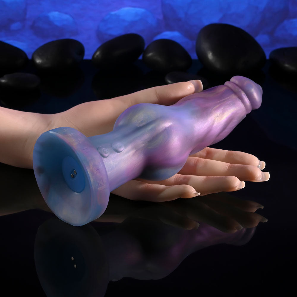 Gender X Imaginary Friend Purple/Pink Usb Rechargeable Vibrating Fantasy Dildo With Wireless Remote