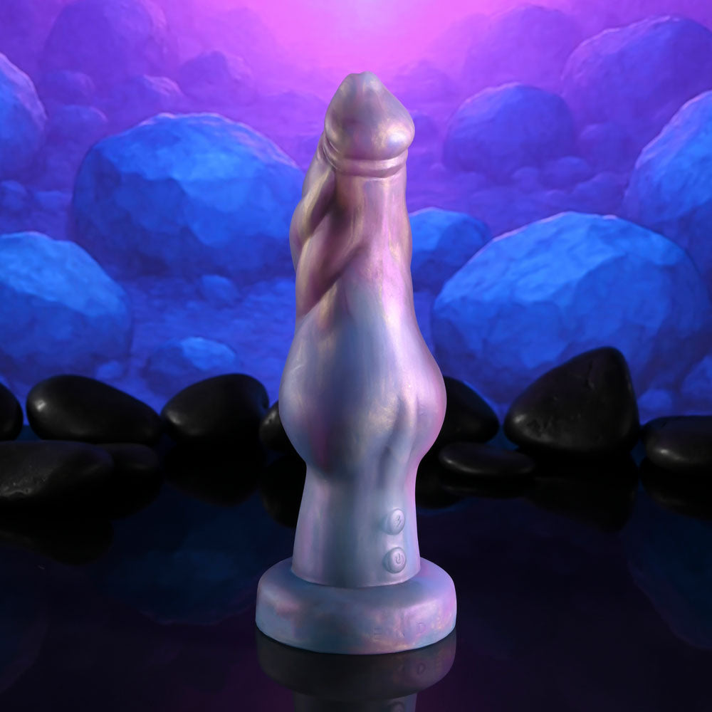 Gender X Imaginary Friend Purple/Pink Usb Rechargeable Vibrating Fantasy Dildo With Wireless Remote