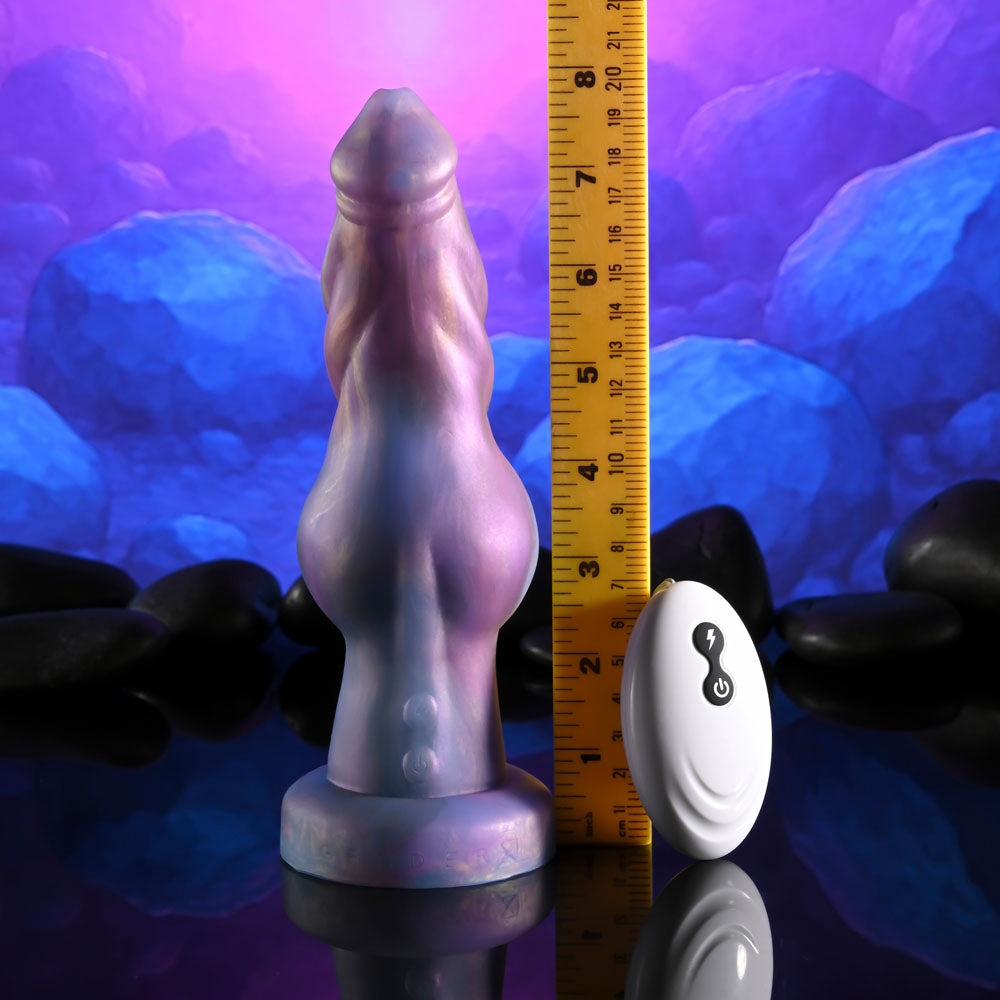 Gender X Imaginary Friend Purple/Pink Usb Rechargeable Vibrating Fantasy Dildo With Wireless Remote