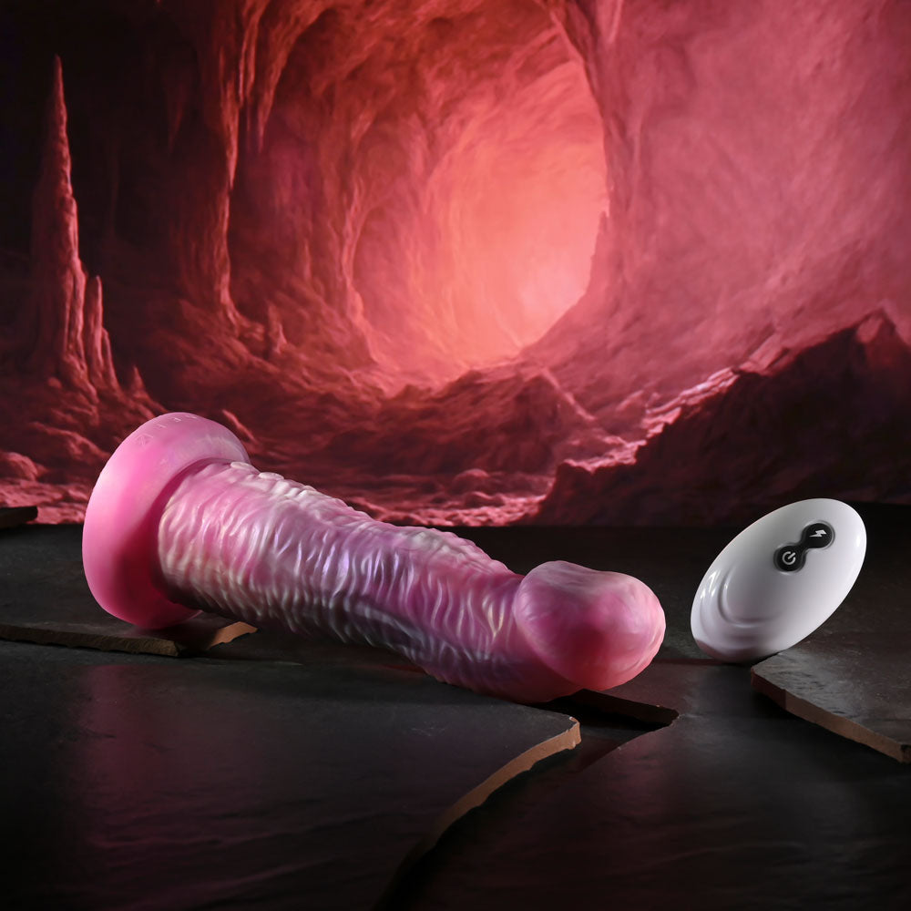 Gender X Whimsical Pink Usb Rechargeable Vibrating Fantasy Dildo With Wireless Remote