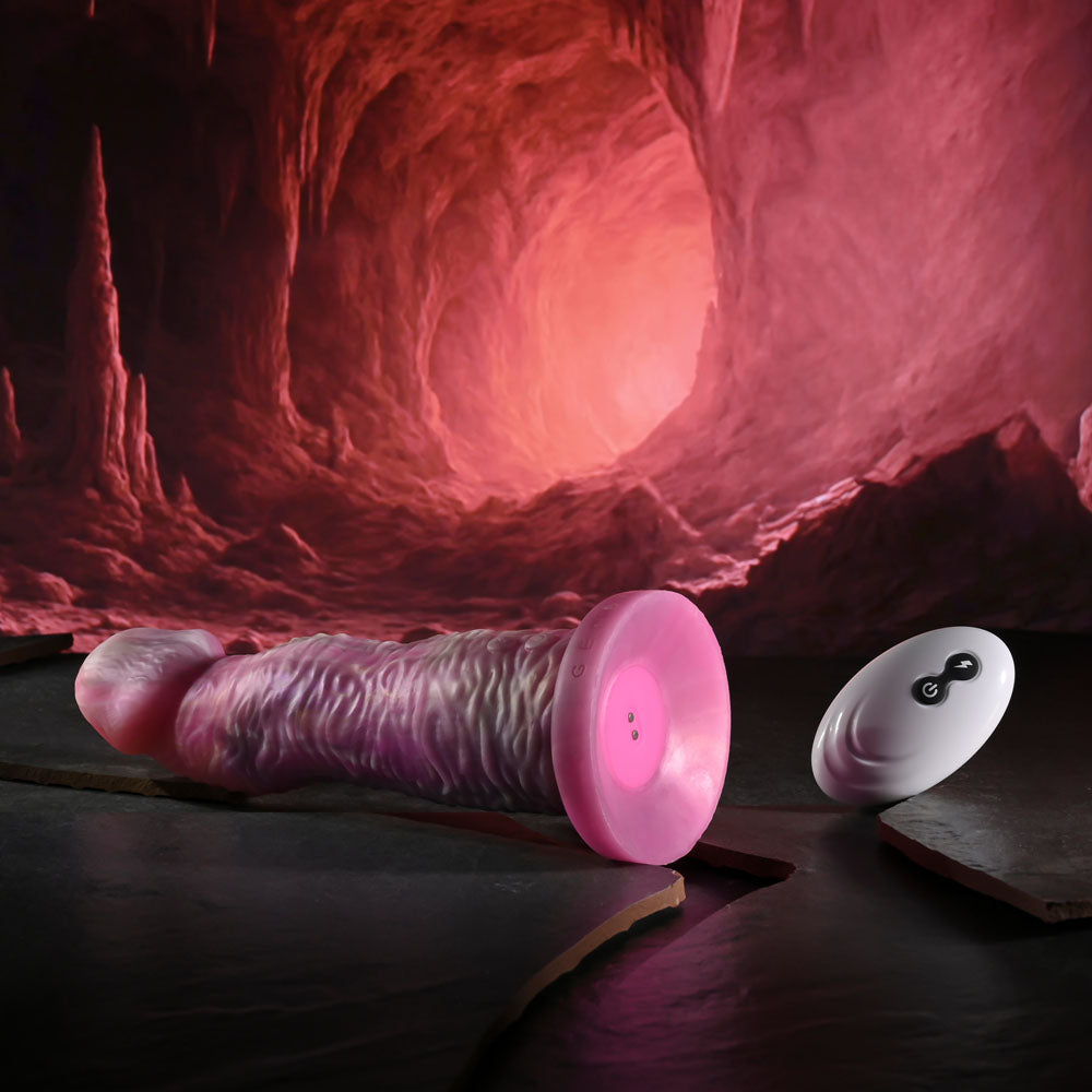 Gender X Whimsical Pink Usb Rechargeable Vibrating Fantasy Dildo With Wireless Remote