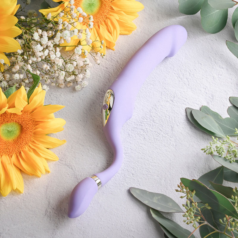 Gender X Orgasmic Orchid Lilac 19 Cm Usb Rechargeable Strapless Strap On